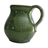 Glazed terracotta jug