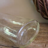 Clear glass bottle