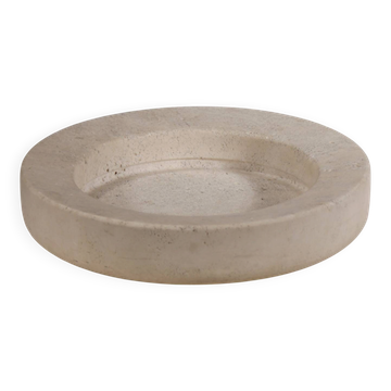 ​Travertine ‚Vide-Poche‘ by Giusti & Di Rosa for Up & Up | Italy 1970s