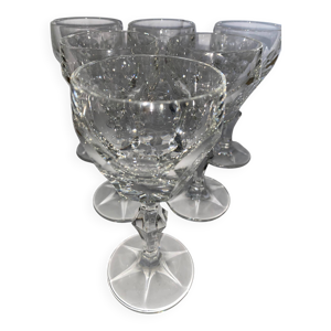 6 Verres à vin villeroy