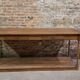 Meuble de métier, ancienne table de drapier