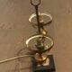 Double lamp fixture in brass, neo-classical style from the 1950s.