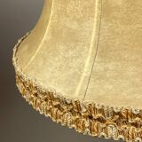 Vintage leather pendant lamp, 1950s.