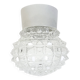Vintage White Porcelain Ceiling Light, 1970s