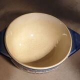 Bowl earthenware of gien cashmere decoration