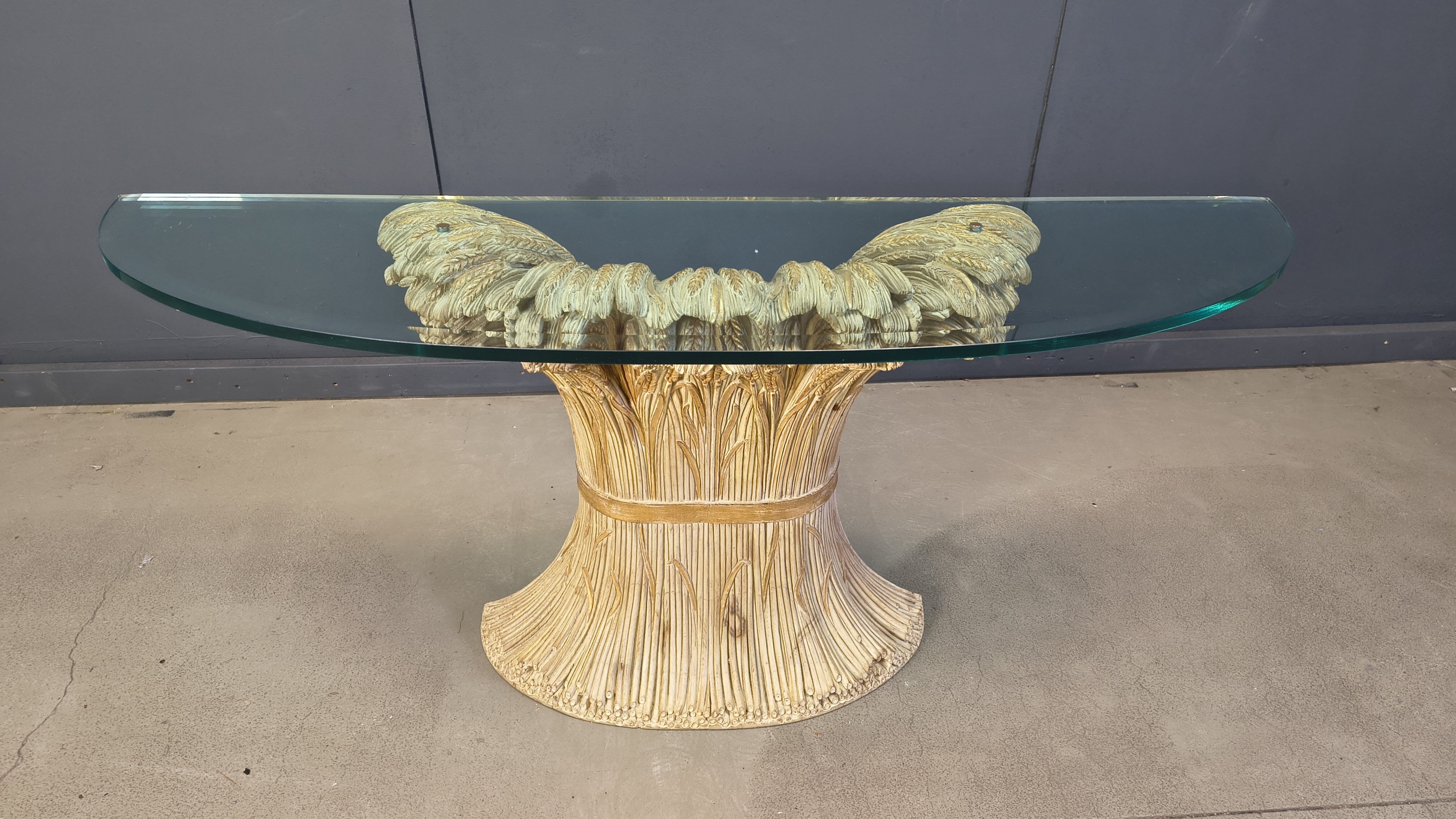 Sheaf of wheat console by Franco Chelini, 1970s