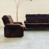 3-seater sofa and 2 armchairs from the 70s – coronado & tobia scarpa for b&b ialia