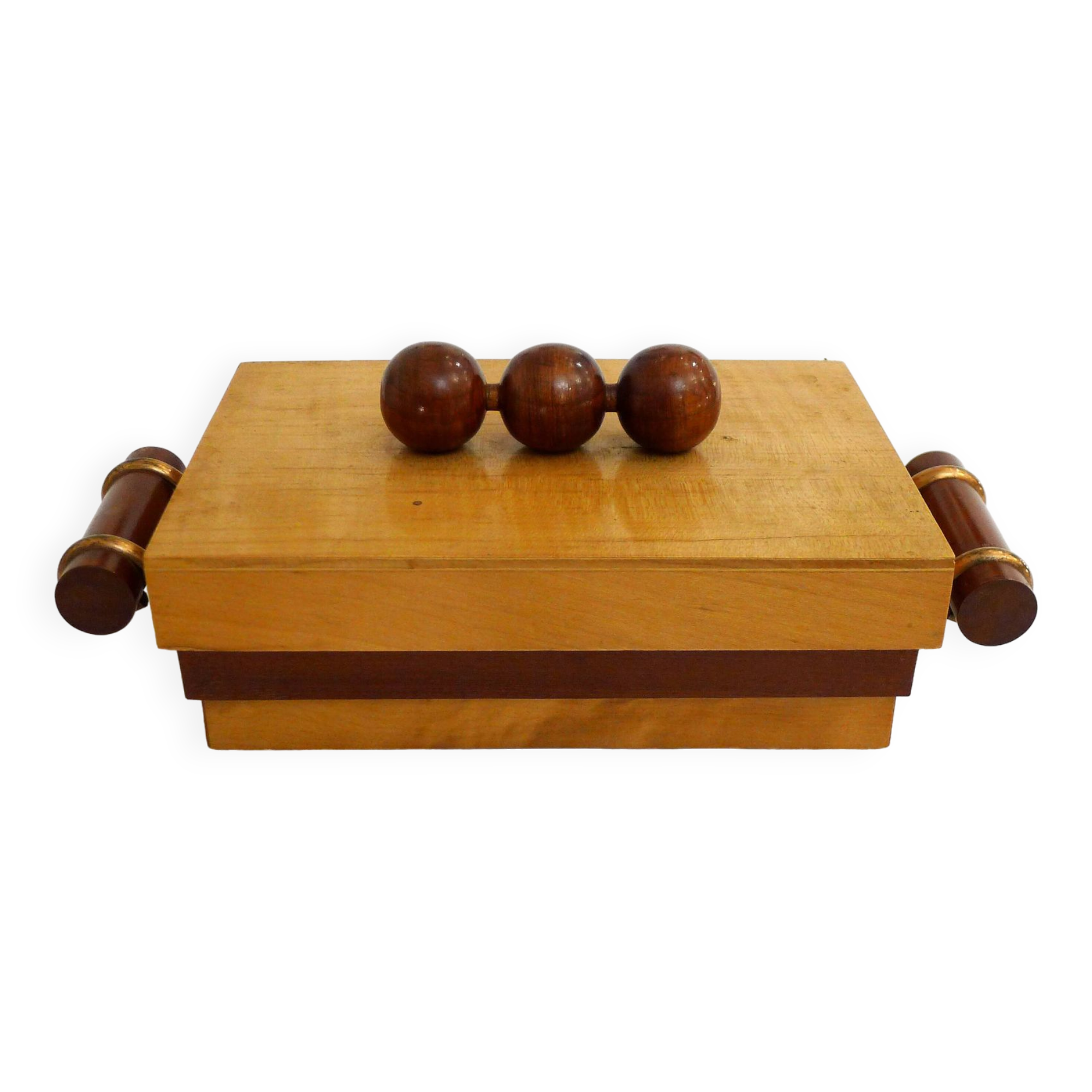 Large Art Deco wooden box