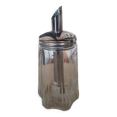 Sucrier vintage verre avec bec verseur