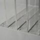 Porte-revues acrylique transparent MCM, années 1970, rangement vinyles