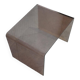 Designer furniture - side table - end table - bedside table by Michel Dumas - 1970 - vintage era