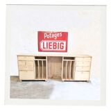 Comptoir Établi Bois Brut Vintage Meuble Ancien