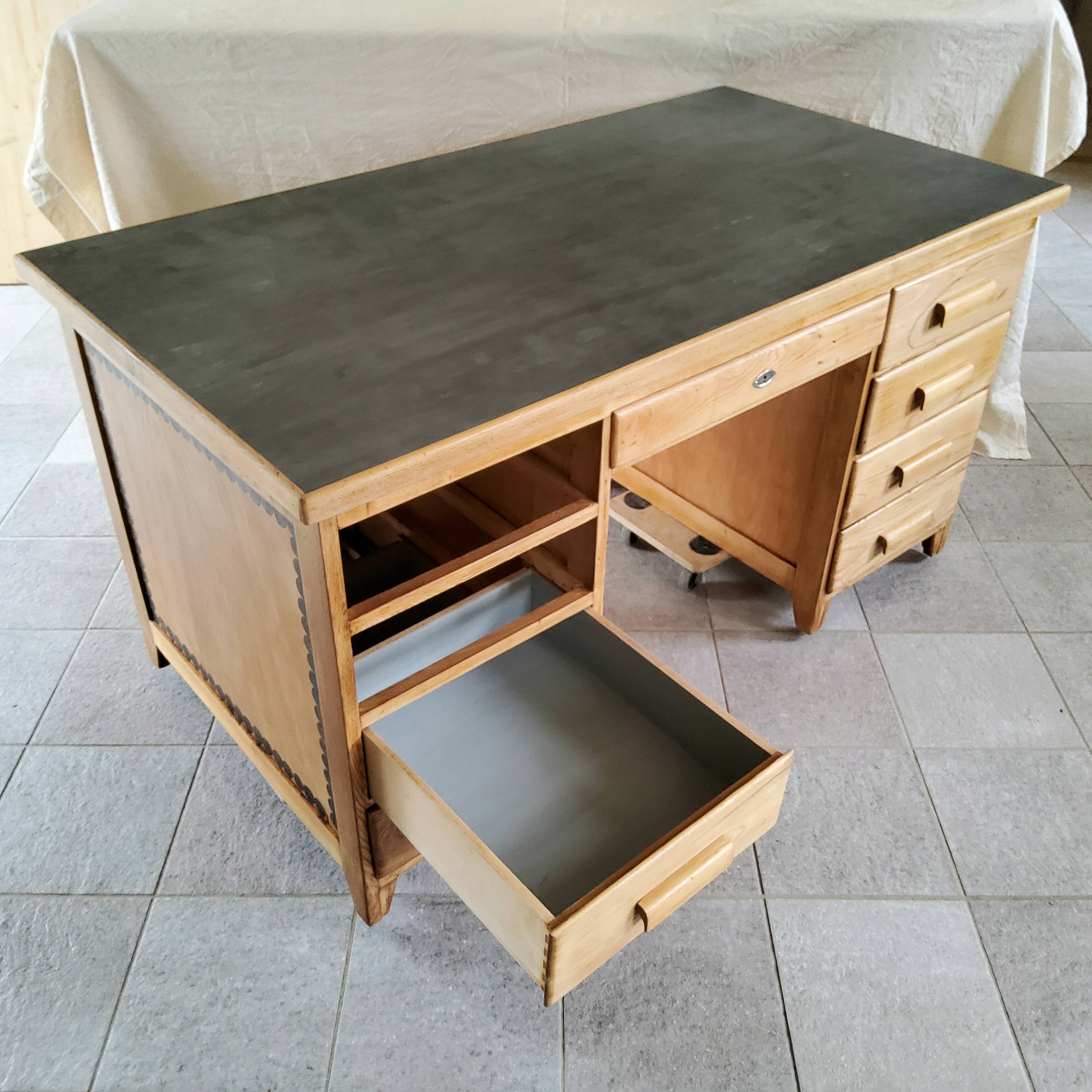 Patinated 1930s desk