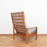 Mid-Century Danish Oak Armchair by Leif Alring for Madsen & Schubell, 1960s