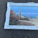 Ancient painting – Animated Mediterranean view – Port and sailing boats