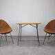Mid-Century Italian Coffee Table and Two Chairs, 1960s