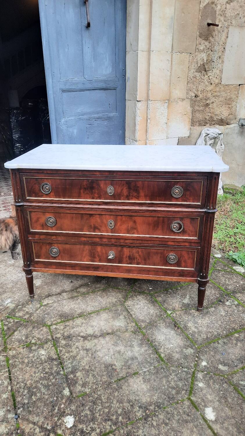 Empire style chest of drawers