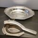 Dish and collect silver art deco crumbs