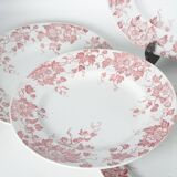 Assiettes plates terre de fer St Amand & hamage