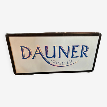 German illuminated sign Dauner