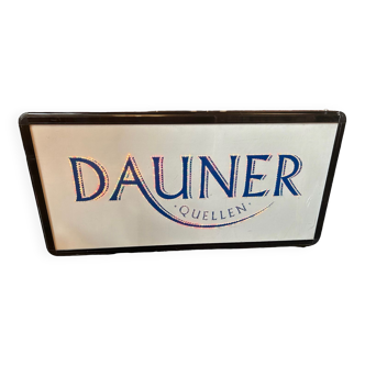 German illuminated sign Dauner