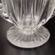 Vase en verre de Murano transparent attribué à Barovier et Toso, Italie