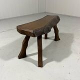 Petite table d'appoint rectangulaire brutaliste pour plantes, années 1960-70