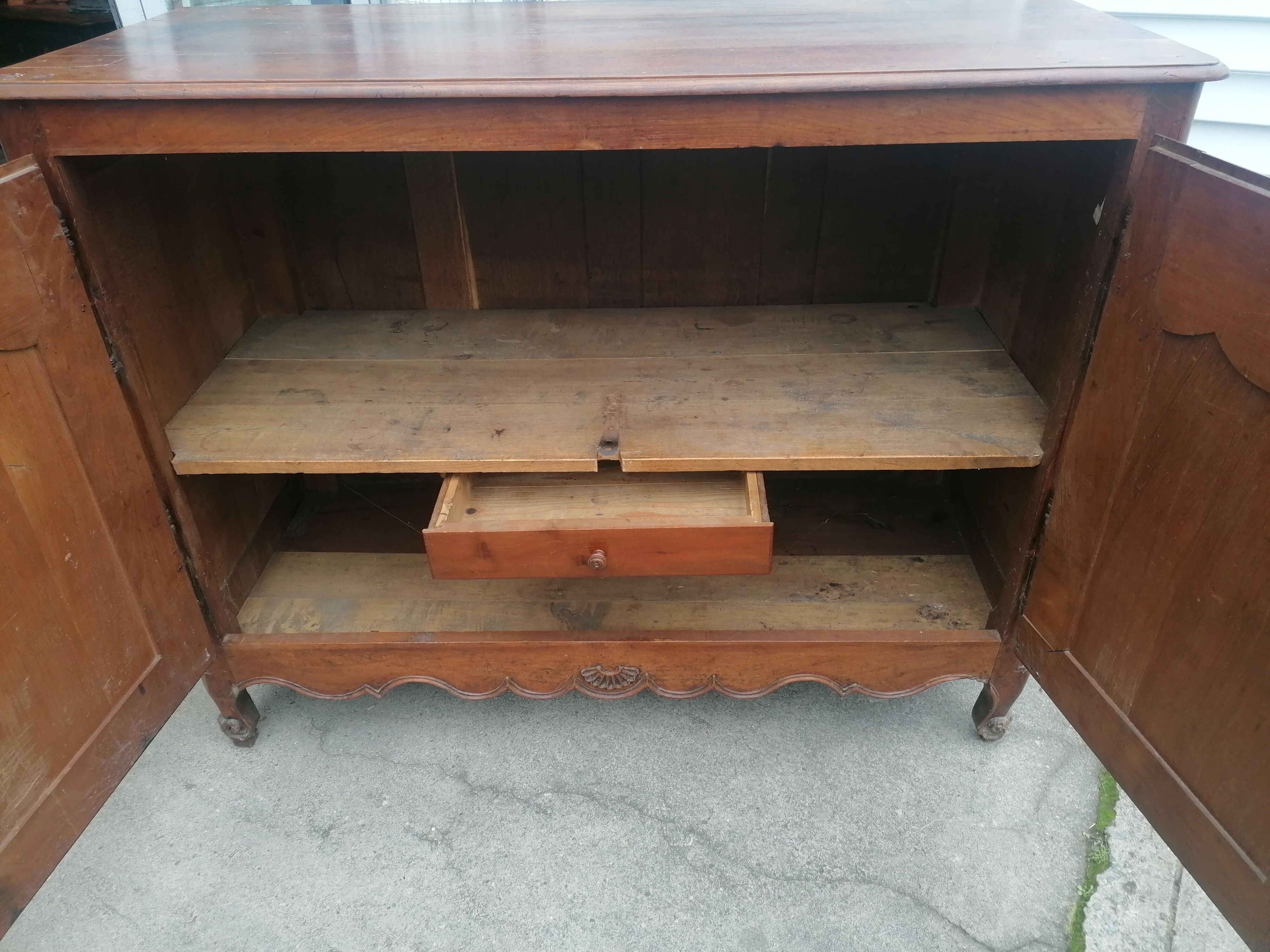 Louis xv cherry wood sideboard