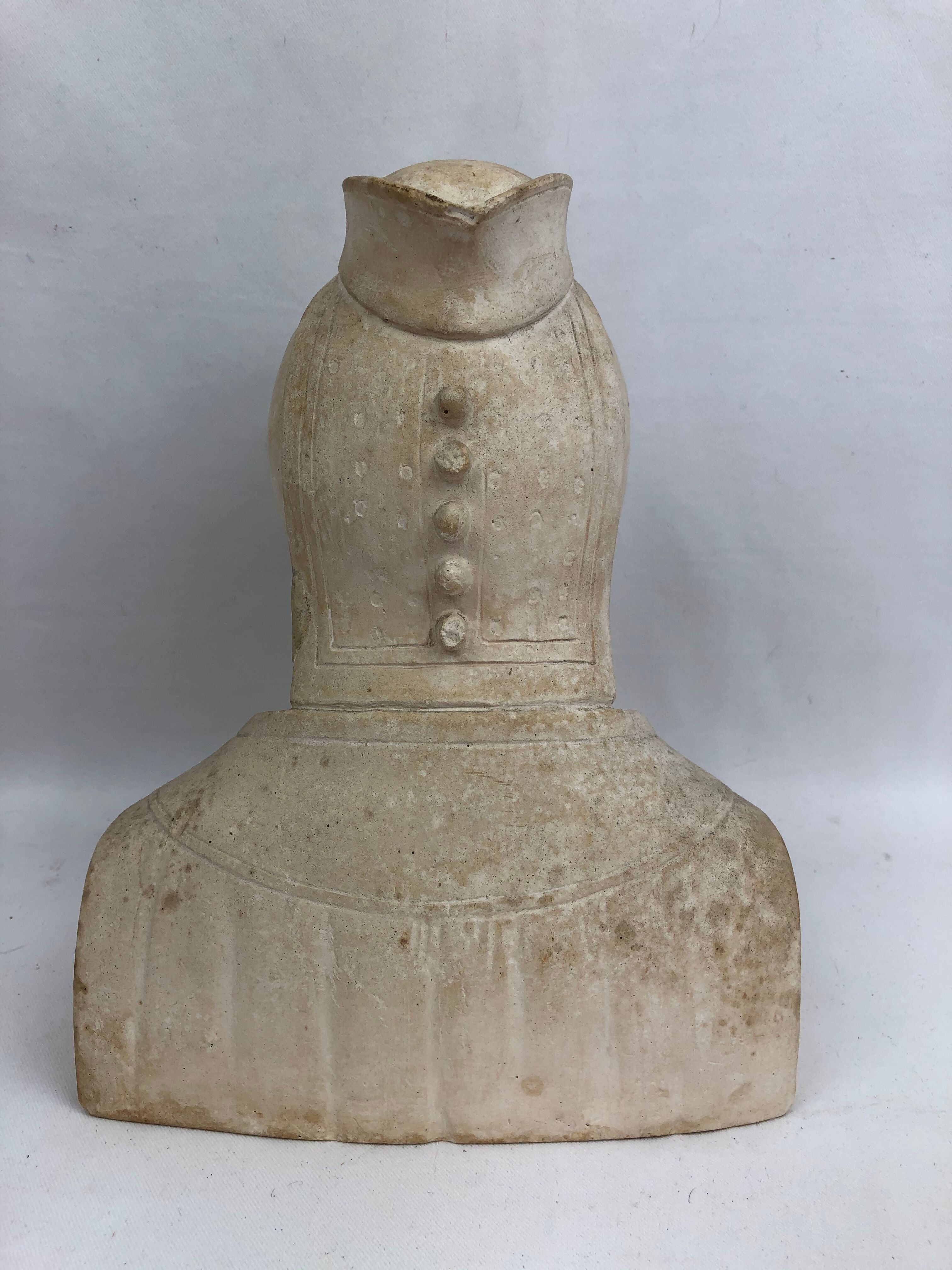Bust in patinated plaster, "Anne of Brittany", 20th.