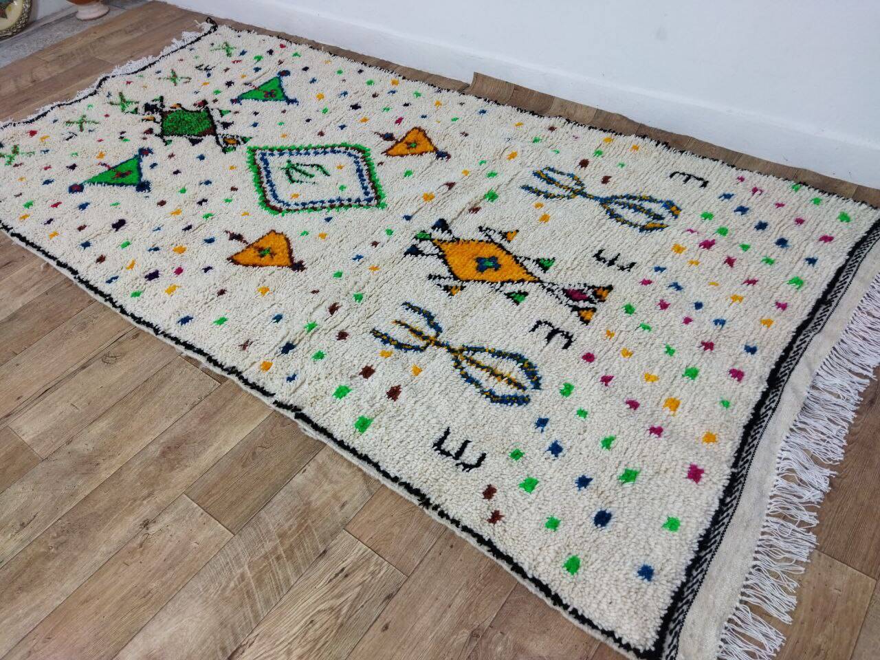 Handmade Moroccan Berber Rug 280 X 140 CM