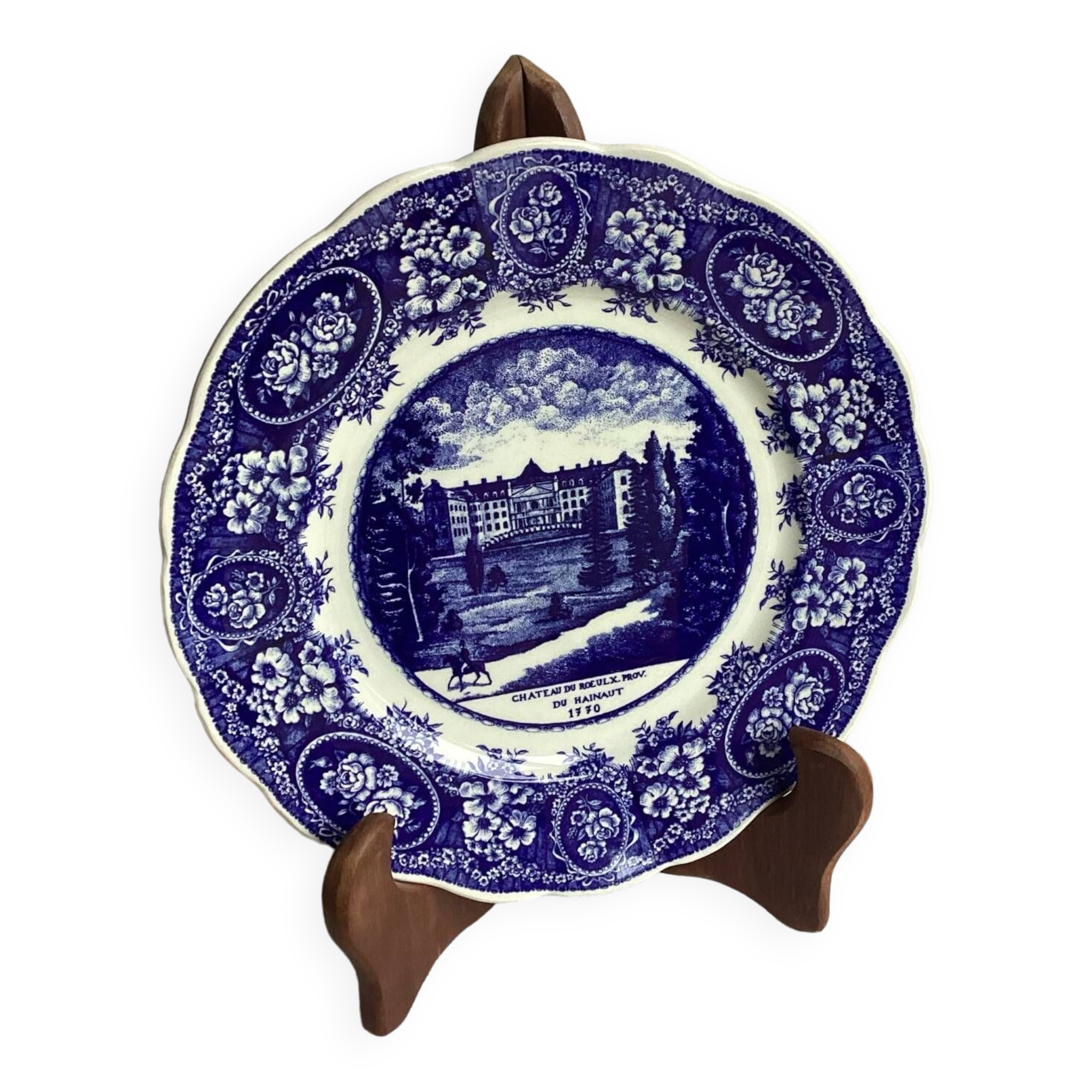 Assiette boch frères « keramis » - vintage