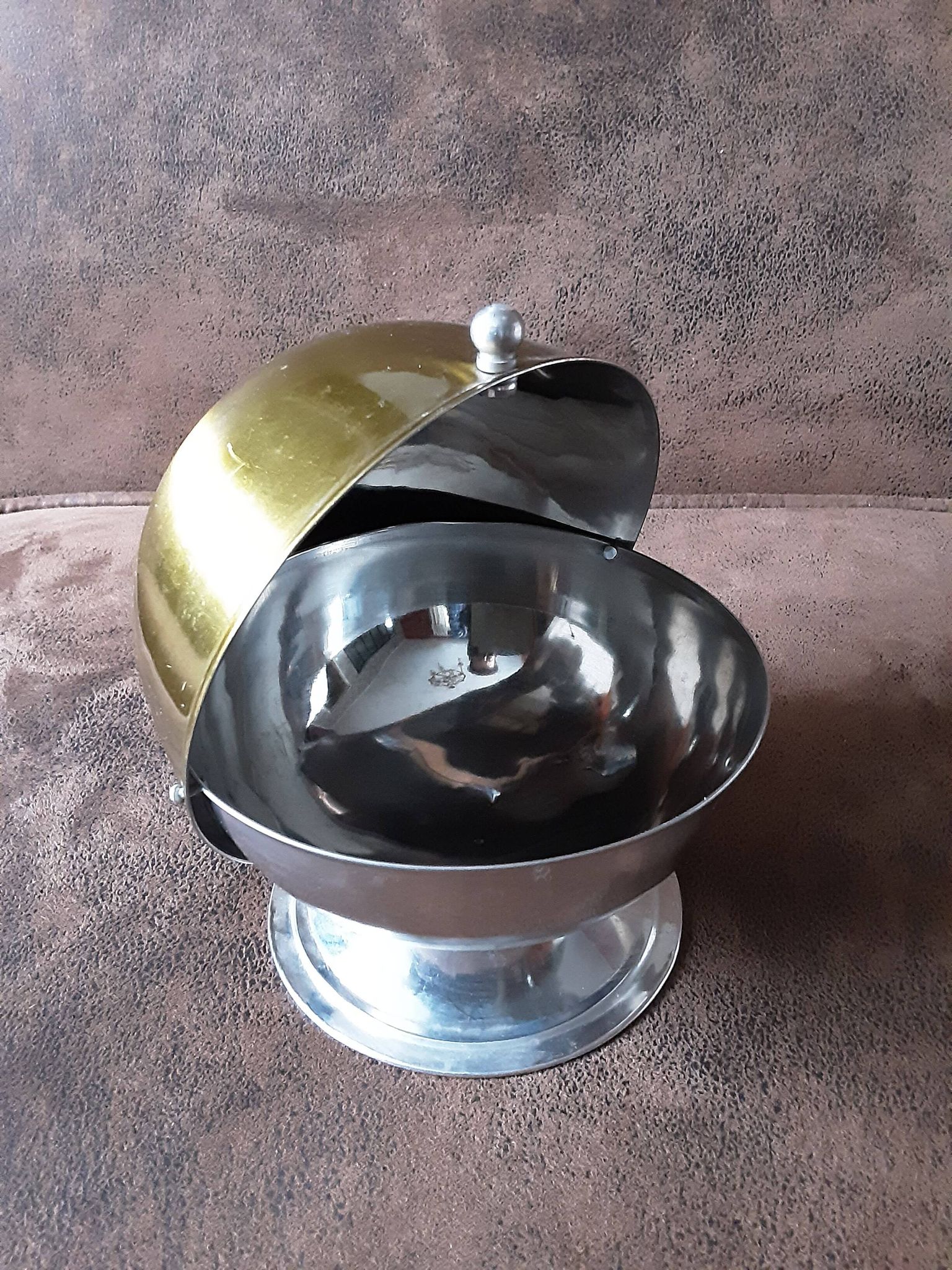 Sucrier métal  vintage