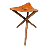 Tabouret trépied pliable