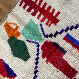 Handmade pure wool Moroccan rug 3x2 m