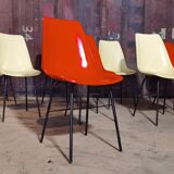 Set of 8 chairs by Miroslav Navràtil for Vertex