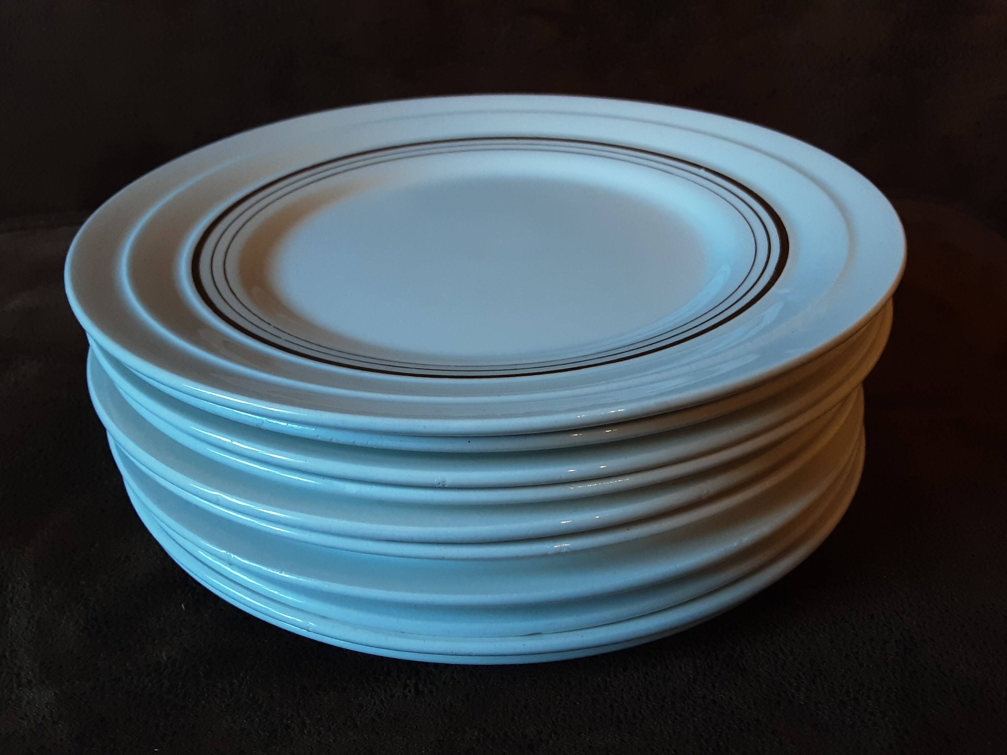 Set of 10 dessert plates Ceranord St Amand