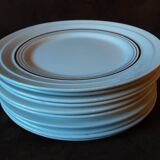 Set of 10 dessert plates Ceranord St Amand
