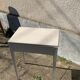 Bureau pupitre table d'appoint en bois peint vintage