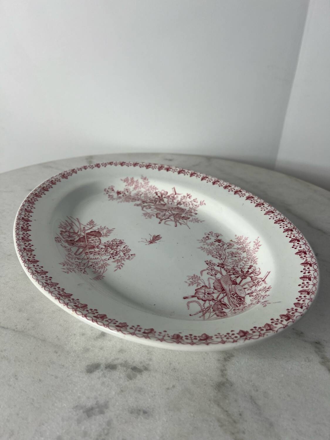 Plat de présentation terre de fer Onnaing Moisson