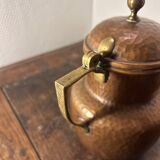 Cafetière en cuivre martelé signée Aug. Dannhauer, Genève – 3/4 L