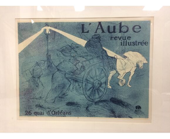 Affichette "L'Aube"
