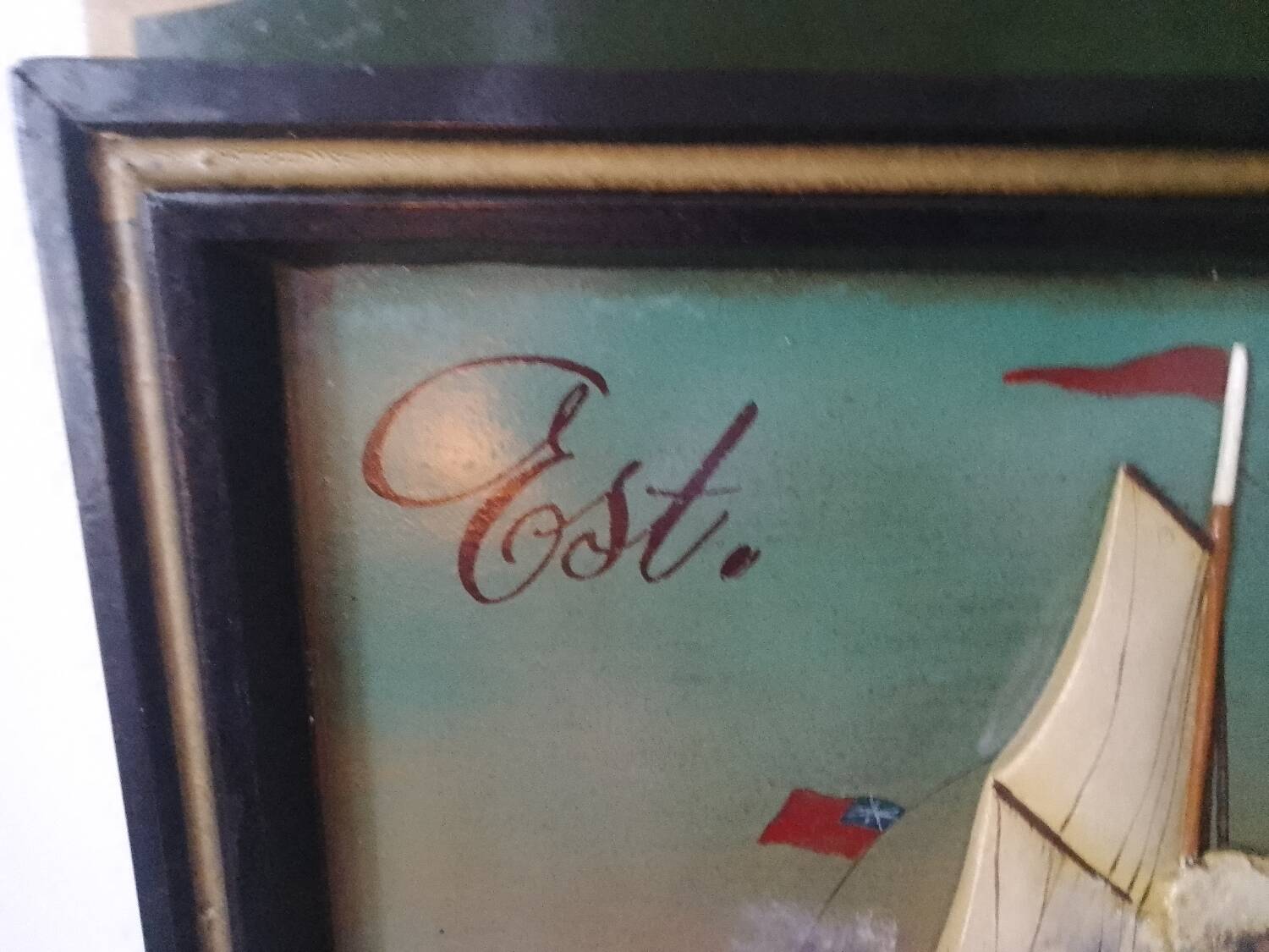 Tableau Country Corner Artea 1792 Vintage
