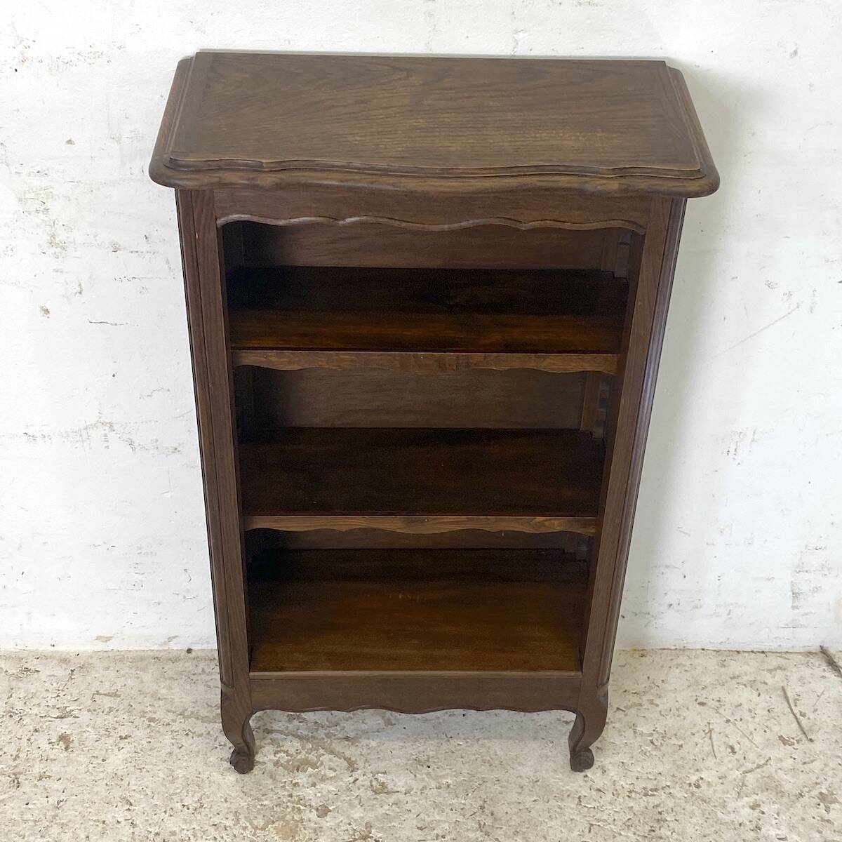 Small vintage 1950s Bibus oak bookcase