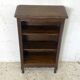 Small vintage 1950s Bibus oak bookcase