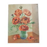 Oil on cardboard by Arthur Gerthoffert 1947