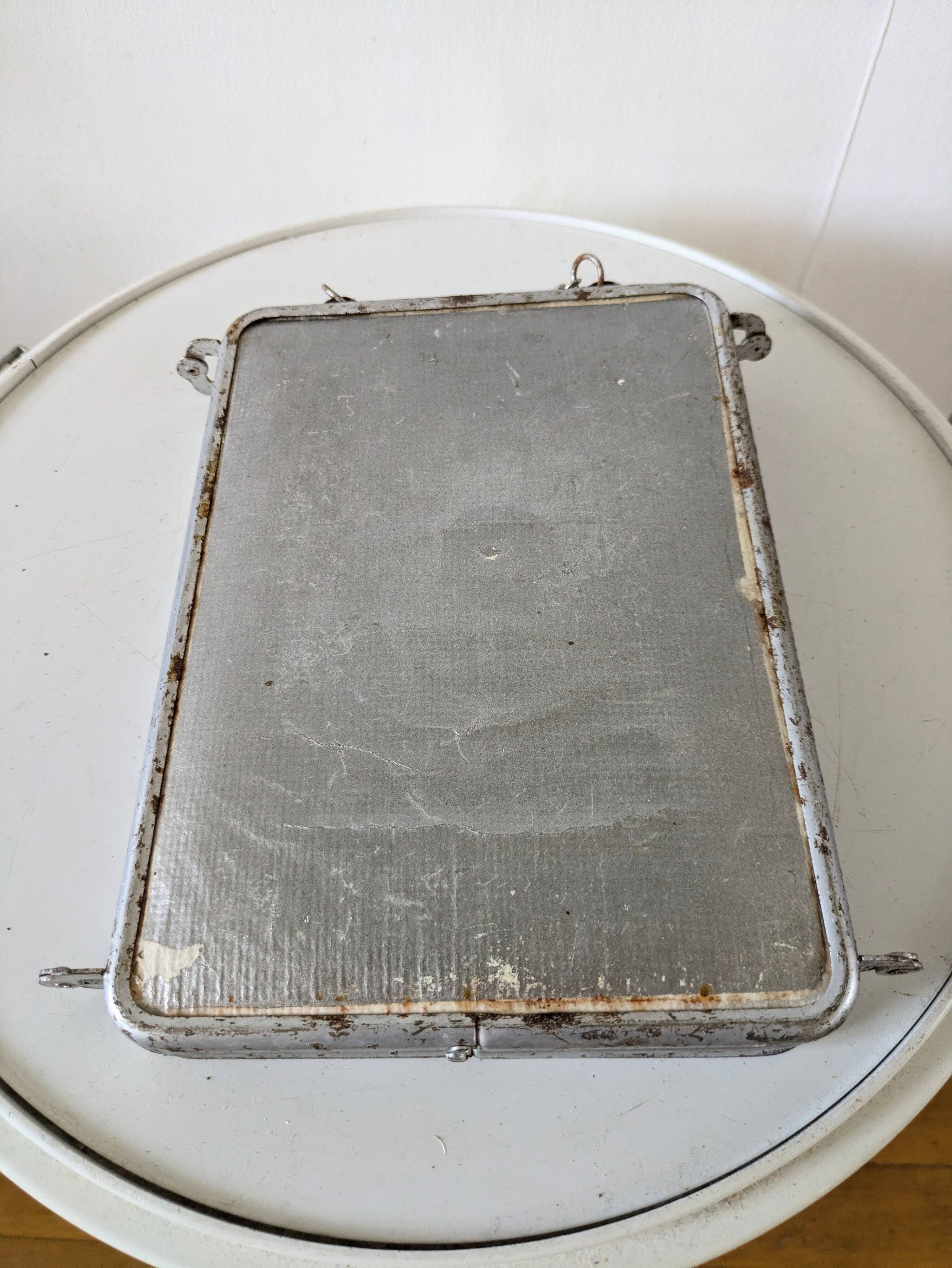 1960s barber shop triptych mirror