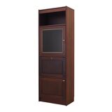 Mahogany showcase, Danish design, 1970s, production: Denmark