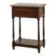 Small rustic cabinet with drawer or nightstand in oak, France 19th century