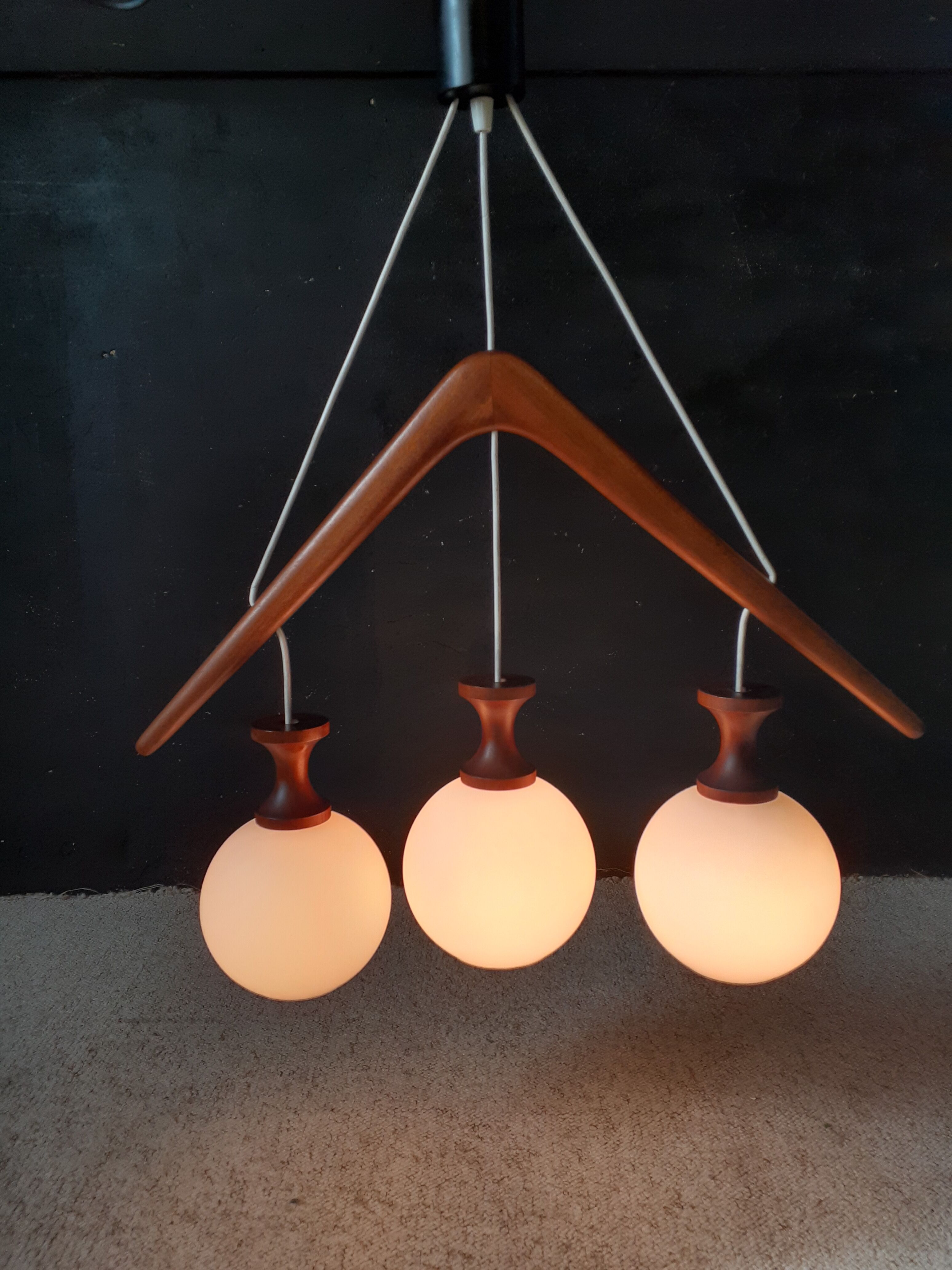 French chandelier Rispal, model 102-39