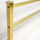 Mid-Century Modern Italian Gold Brass and Bronze Double Beb, 1970